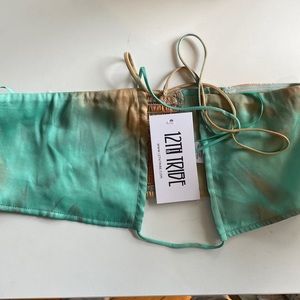 New 12th Tribe St. Barth’s halter tie dye top!